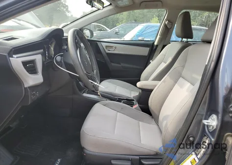 2015 Toyota Corolla L z USA, uszkodzony, nr VIN 2T1BURHE4FC365913